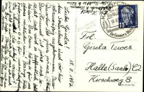 Ak Elgersburg in Thüringen, Hohe Warte