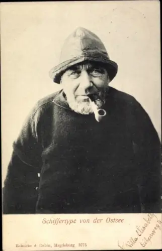 Ak Schiffertype von der Ostsee, Portrait