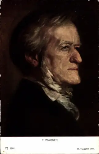 Künstler Ak Torggler, H., Komponist, Dramatiker und Dichter Richard Wagner, Ackermann 1901