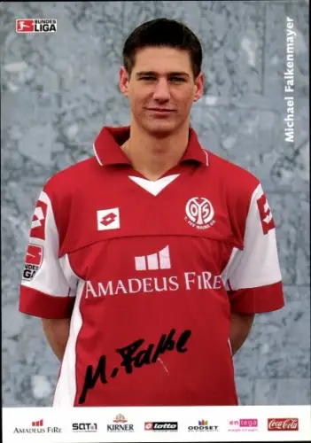 Autogrammkarte Fußballer Michael Falkenmayer, 1. FSV Mainz 05, Autogramm