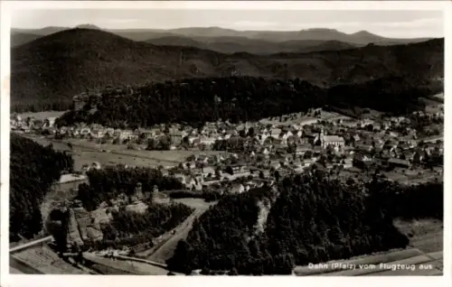 Ak Dahn in der Pfalz, Fliegeraufnahme