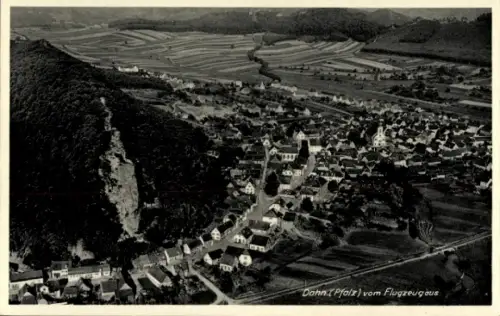 Ak Dahn in der Pfalz, Fliegeraufnahme