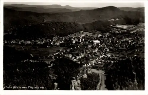 Ak Dahn in der Pfalz, Fliegeraufnahme