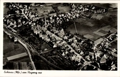 Ak Eschenau Eckental in Mittelfranken, Fliegeraufnahme