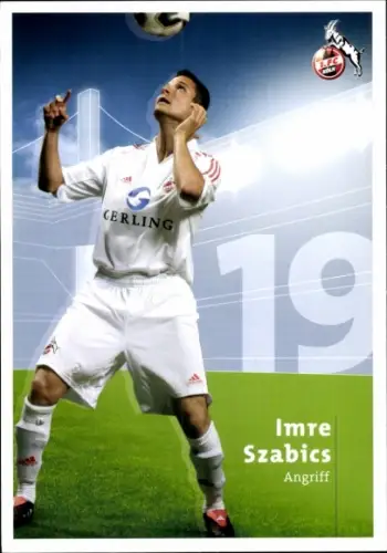 Autogrammkarte Fußballer Imre Szabics, 1. FC Köln