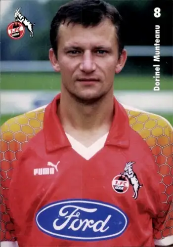 Autogrammkarte Fußballer Dorinel Munteanu, 1. FC Köln