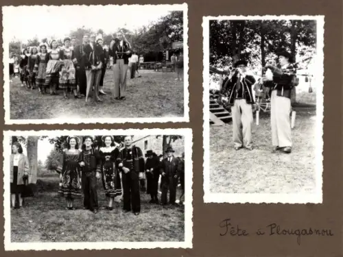 Foto Plougasnou Finistère, Fest, Feiernde Menschen