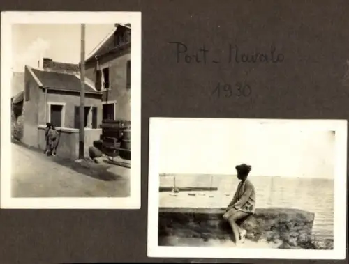 Foto Port Navalo en Arzon Morbihan, Haus, Straße, Frau