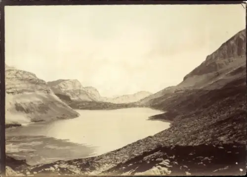Foto Leukerbad Loeche les Bains Kanton Wallis, Daubensee