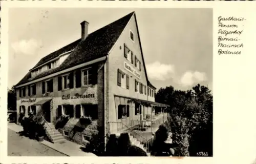 Ak Birnau Uhldingen Mühlhofen am Bodensee, Gasthaus Pension Pilgerhof, Inh. Strüver Guler