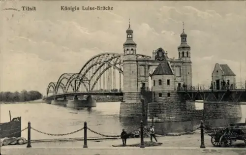 Ak Sowetsk Tilsit in Ostpreußen, Königin Luise-Brücke