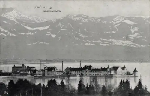 Ak Lindau im Bodensee Schwaben, Blick auf die Neue Kaserne