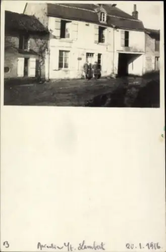 Foto Ak St Lambert Ardennes, Gebäude, Soldaten in Uniform, 20.1.1906