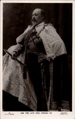 Ak König Eduard VII., Portrait