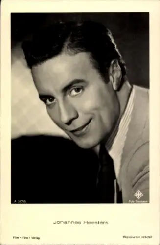Ak Schauspieler Johannes Heesters, Portrait