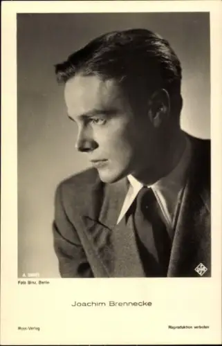 Ak Schauspieler Joachim Brennecke, Portrait, Ross A 3387/1
