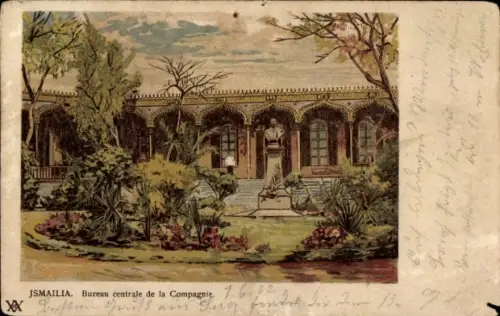 Litho Ismailia Ägypten, Bureau centrale de la Compagnie