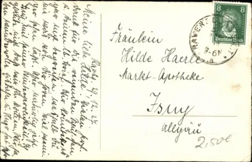 Scherenschnitt Ak Glückwunsch Neujahr, Postkutsche