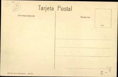 Ak Melilla Spanien, Calle de Carnalejas