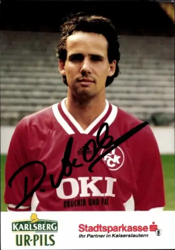 Autogrammkarte Fußballer Dirk Anders, 1. FC Kaiserslautern, Autogramm