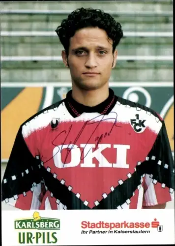 Autogrammkarte Fußballer Stefan Caporaso, 1. FC Kaiserslautern, Autogramm