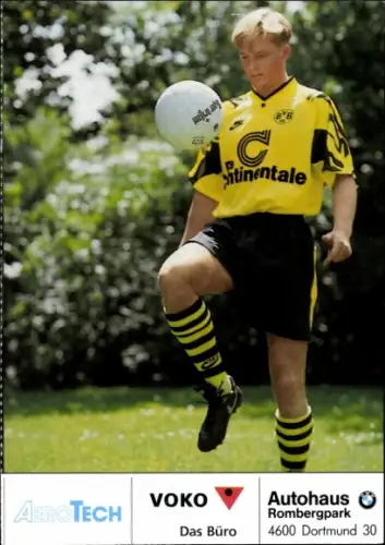 Autogrammkarte Fußballer Mario Plechaty, Borussia Dortmund / BVB 09