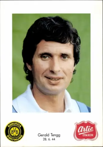 Autogrammkarte Fußballer Gerald Tengg, Borussia Dortmund / BVB 09, Autogramm