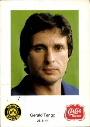 Autogrammkarte Fußballer Gerald Tengg, Borussia Dortmund / BVB 09