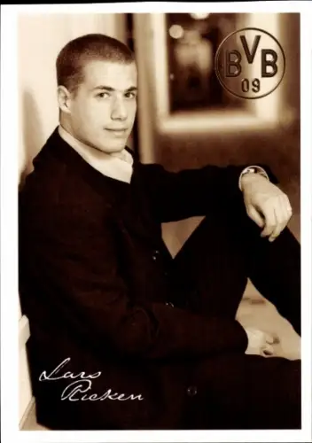 Autogrammkarte Fußballer Lars Ricken, Borussia Dortmund / BVB 09