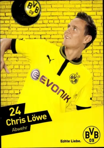 Autogrammkarte Fußballer Chris Löwe, Borussia Dortmund / BVB 09