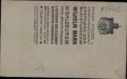 CdV Salzburg, Soldat in Uniform, KuK-Armee