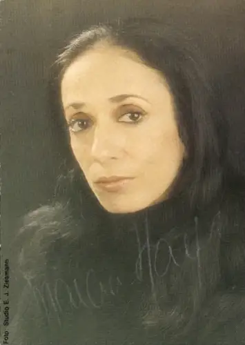 Foto Balletttänzerin Marcia Haydee, Autogramm