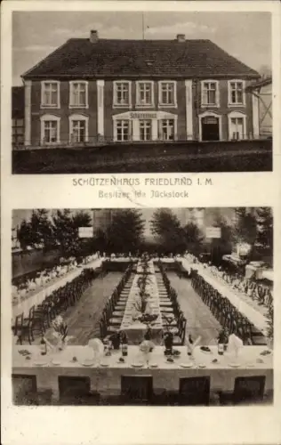 Ak Friedland in Mecklenburg, Schützenhaus