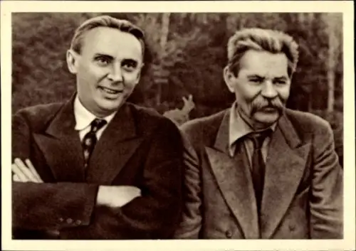 Ak Maxim Gorki, K.A. Fedine, Russische Schriftsteller
