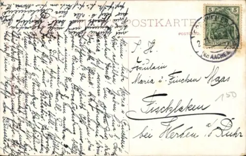 Künstler Ak Schmidt, R., Auf dem Atlantic