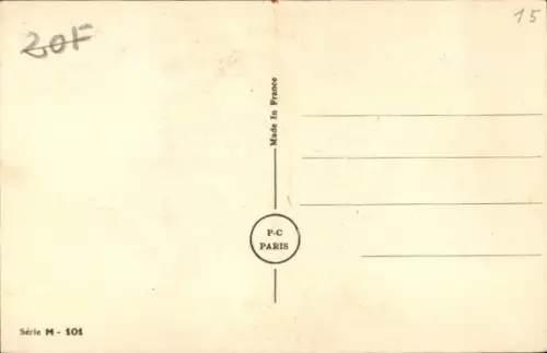 Künstler Ak Spahn, V., französische Armee, Soldat mit Frau, Humor