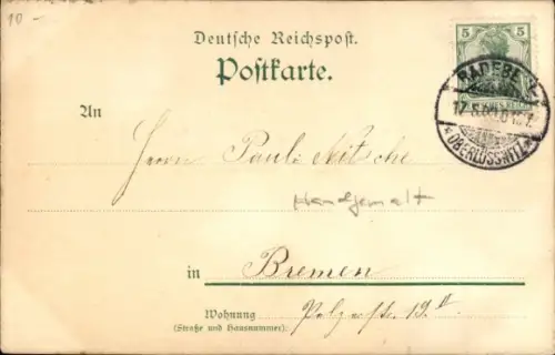 Handgemalt Ak Glückwunsch, Pfingsten, Blumen