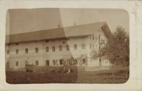 Foto Ak Vorderegglburg Ebersberg in Oberbayern, Wohnhaus