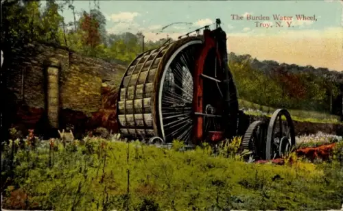 PC Troy New York USA, The Burden Water Wheel