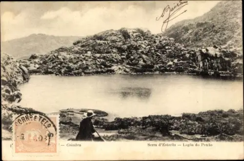 Ak Coimbra Portugal, Serra d'Estrella, Lagoa do Paxao, See