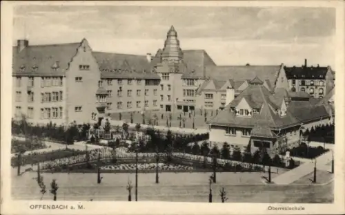 Ak Offenbach am Main Hessen, Oberrealschule