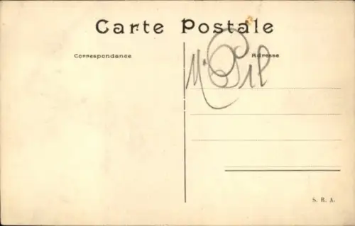 CPA Nouveau Dirigeable Liberte, Preparatifs de depart