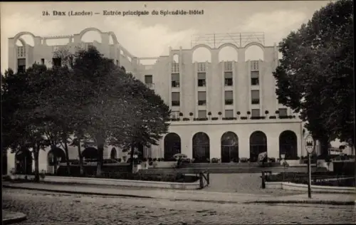 Ak Dax Landes, Splendid Hotel, Entree principale