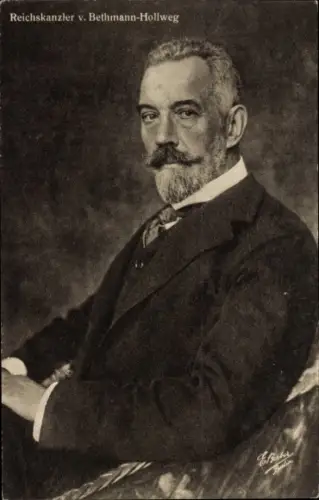 Ak Reichskanzler von Bethmann Hollweg, Portrait