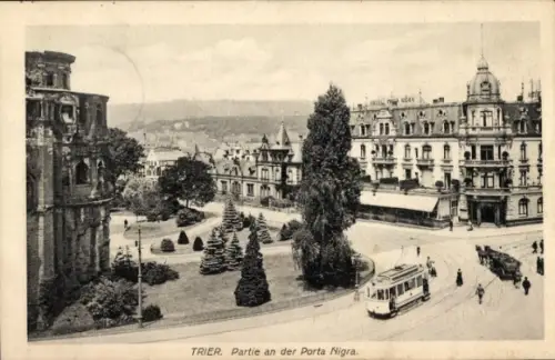Ak Trier, Porta Nigra, Tram