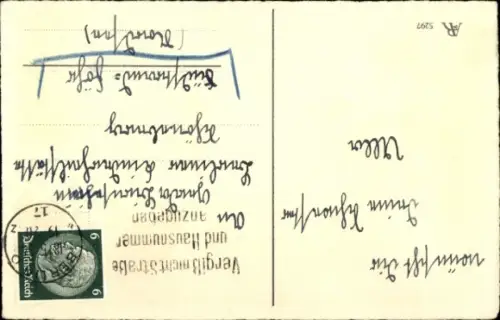 Ak Glückwunsch Pfingsten, Maikäfer, Kind mit Geige