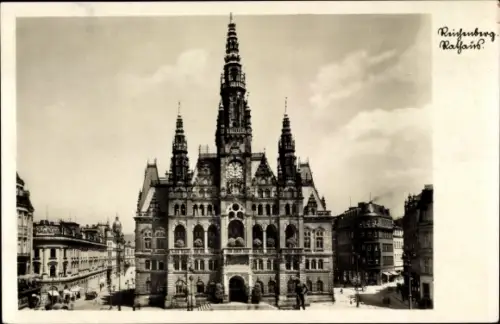 Ak Liberec Reichenberg in Böhmen, Rathaus