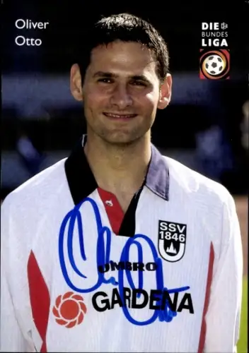 Autogrammkarte Fußballer Oliver Otto, SSV Ulm 1846, Autogramm