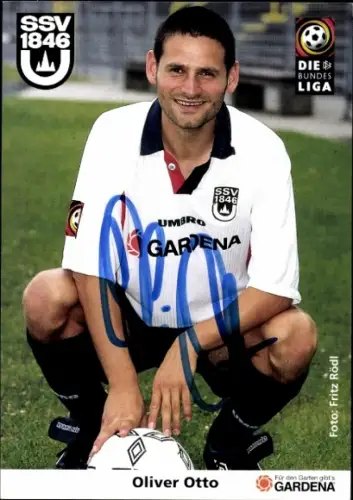 Autogrammkarte Fußballer Oliver Otto, SSV Ulm 1846, Autogramm