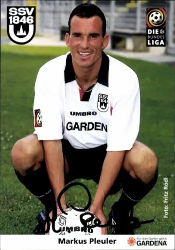 Autogrammkarte Fußballer Markus Pleuler, SSV Ulm 1846, Autogramm